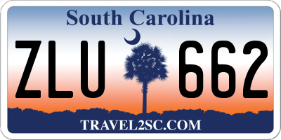 SC license plate ZLU662