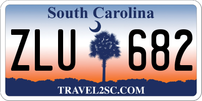 SC license plate ZLU682