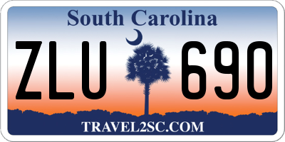 SC license plate ZLU690