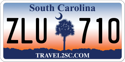 SC license plate ZLU710