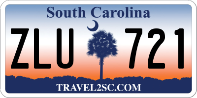 SC license plate ZLU721