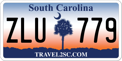 SC license plate ZLU779