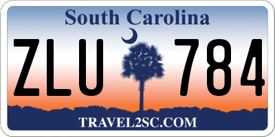 SC license plate ZLU784
