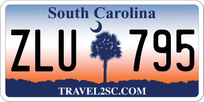 SC license plate ZLU795