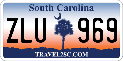 SC license plate ZLU969