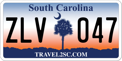SC license plate ZLV047