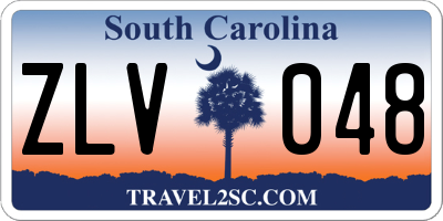 SC license plate ZLV048