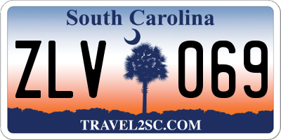 SC license plate ZLV069