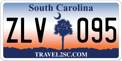 SC license plate ZLV095