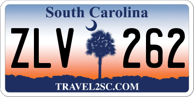 SC license plate ZLV262