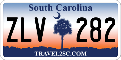 SC license plate ZLV282