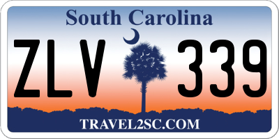 SC license plate ZLV339
