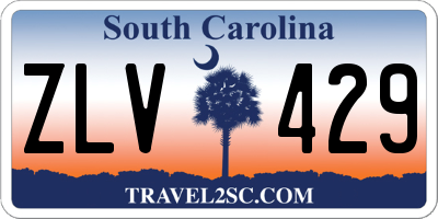 SC license plate ZLV429