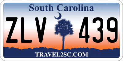 SC license plate ZLV439