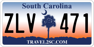 SC license plate ZLV471