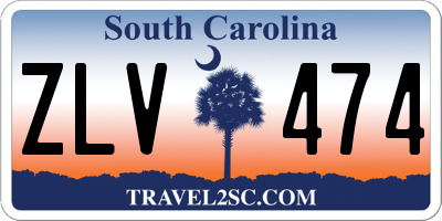 SC license plate ZLV474