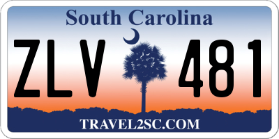 SC license plate ZLV481