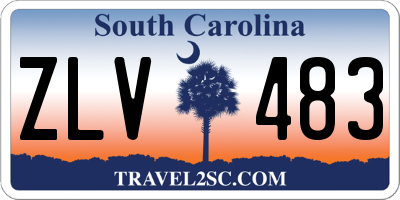 SC license plate ZLV483