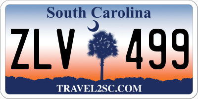SC license plate ZLV499