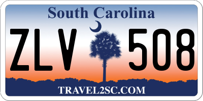 SC license plate ZLV508