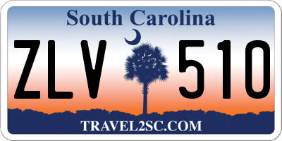 SC license plate ZLV510