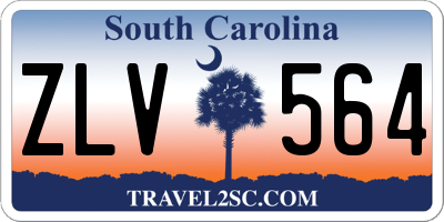 SC license plate ZLV564