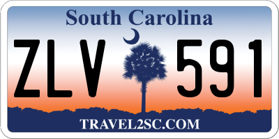 SC license plate ZLV591