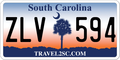 SC license plate ZLV594