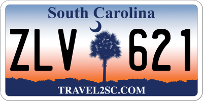 SC license plate ZLV621