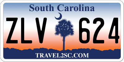 SC license plate ZLV624