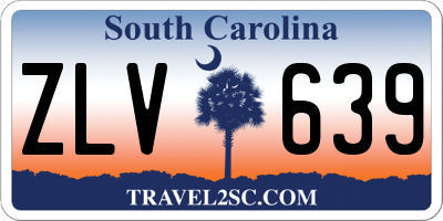 SC license plate ZLV639