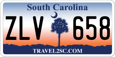 SC license plate ZLV658