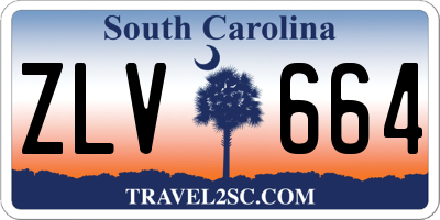 SC license plate ZLV664