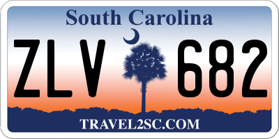 SC license plate ZLV682