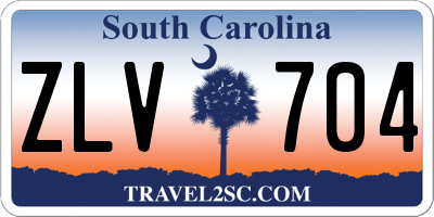 SC license plate ZLV704