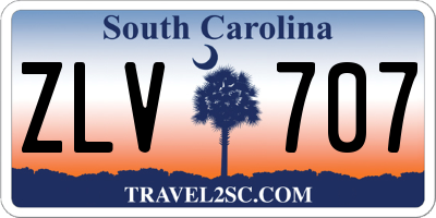 SC license plate ZLV707