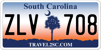 SC license plate ZLV708