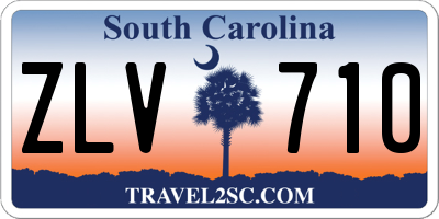 SC license plate ZLV710
