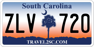 SC license plate ZLV720