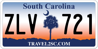 SC license plate ZLV721