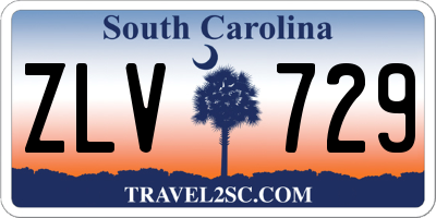 SC license plate ZLV729