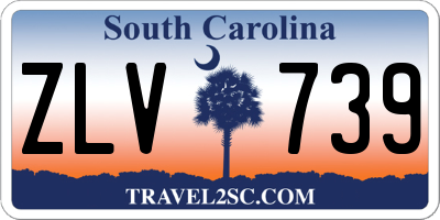 SC license plate ZLV739