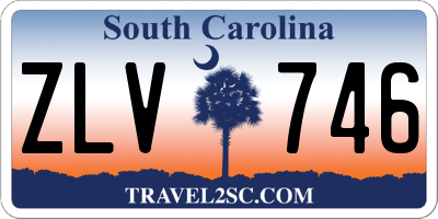 SC license plate ZLV746