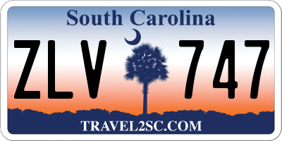 SC license plate ZLV747