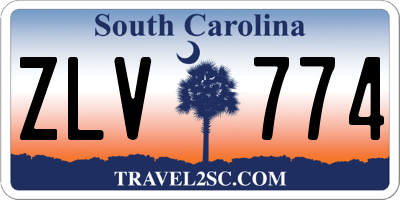 SC license plate ZLV774