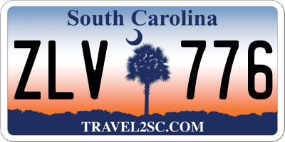 SC license plate ZLV776