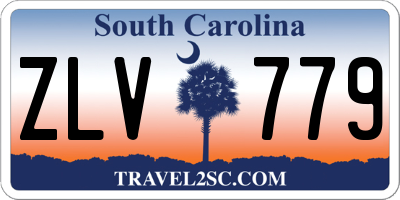 SC license plate ZLV779