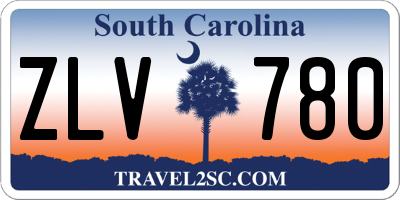 SC license plate ZLV780
