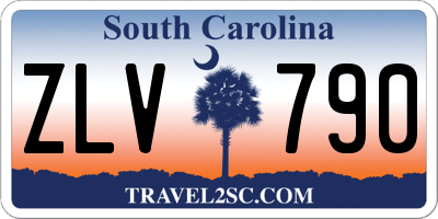 SC license plate ZLV790