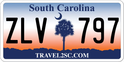 SC license plate ZLV797